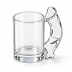 Glass D Mug angled product view